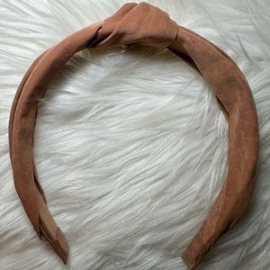 Target Women Top Knotted Headband Light Bronze / Ochre Color